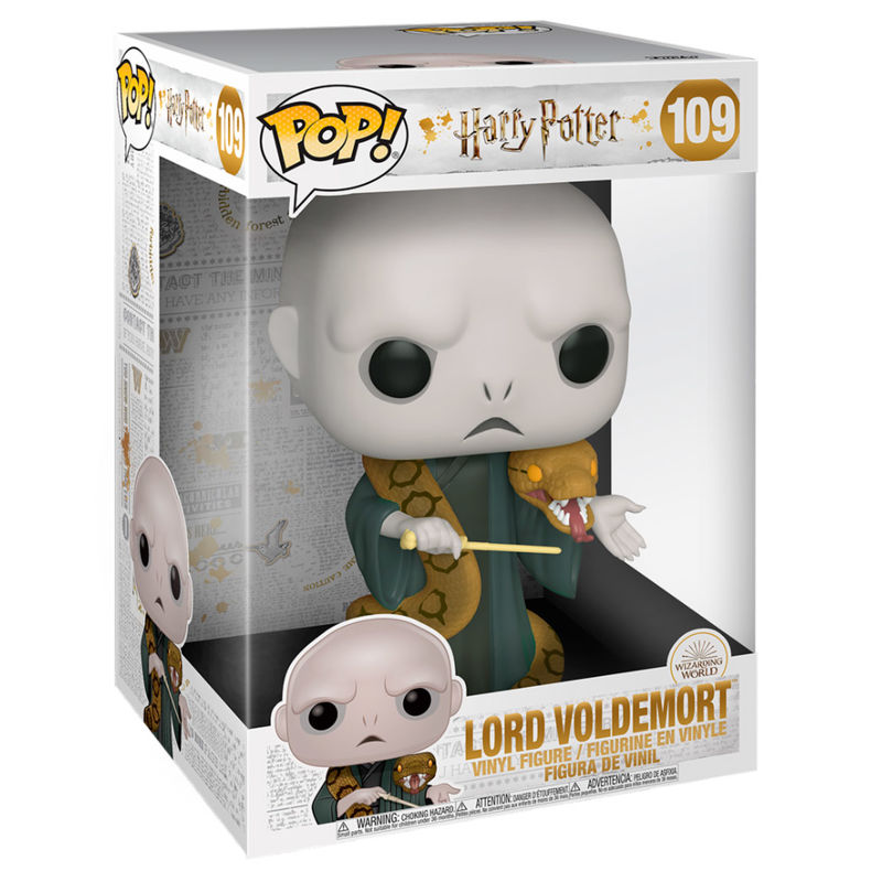 Figura POP Harry Potter Voldemort com Nagini 25cm