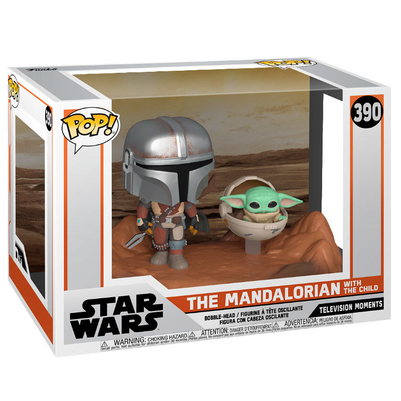 Funko pop star wars the mandalorian the mandalorian & baby yoda