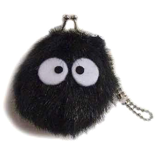 Mi vecino Totoro Llavero Monedero de Peluche Mini Soot Sprite 8 cm