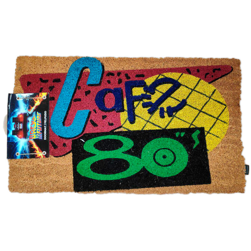 Felpudo Cafe 80 Regreso al Futuro