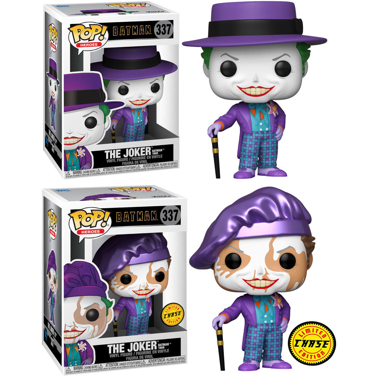 Batman 1989 POP Heroes Vinyl Figuren Joker 9 cm