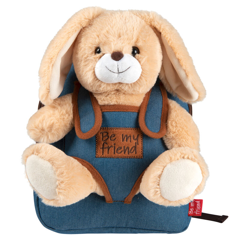 Mochila + peluche Conejo Bob 26cm Frikytopia