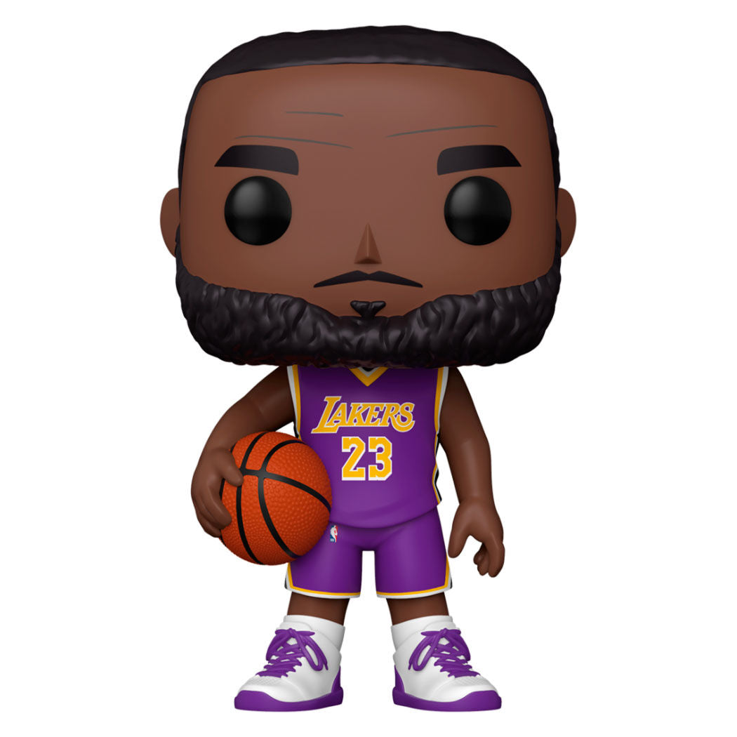 Figura POP NBA Lakers LeBron James Purple Jersey 25cm Frikytopia