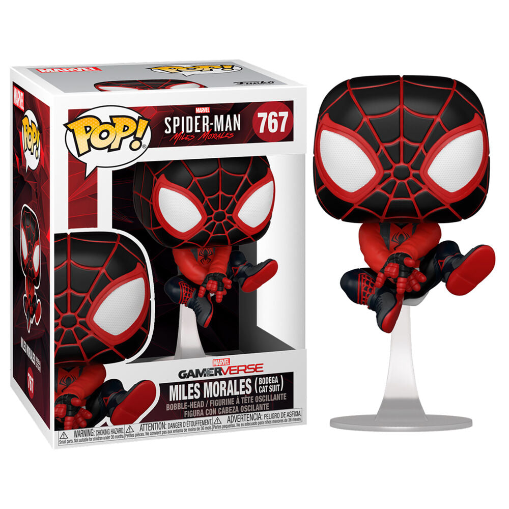 Marvel's Spider-Man POP! Games Vinyl Figura Miles Morales Bodega Suit 9 cm