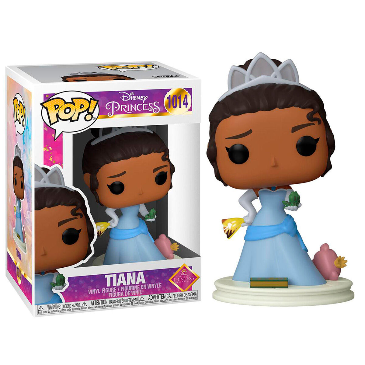 Funko pop disney ultimate princess tiana y el sapo tiana con sapo 54744