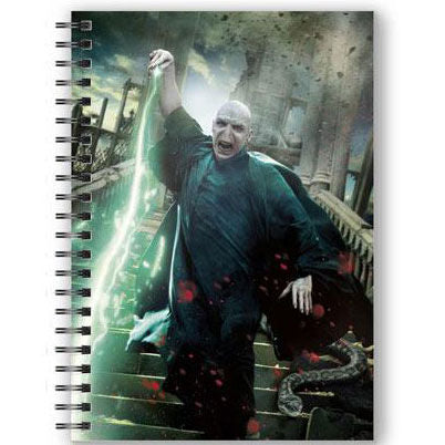 Libreta efecto 3d sd toys harry potter poster voldemort