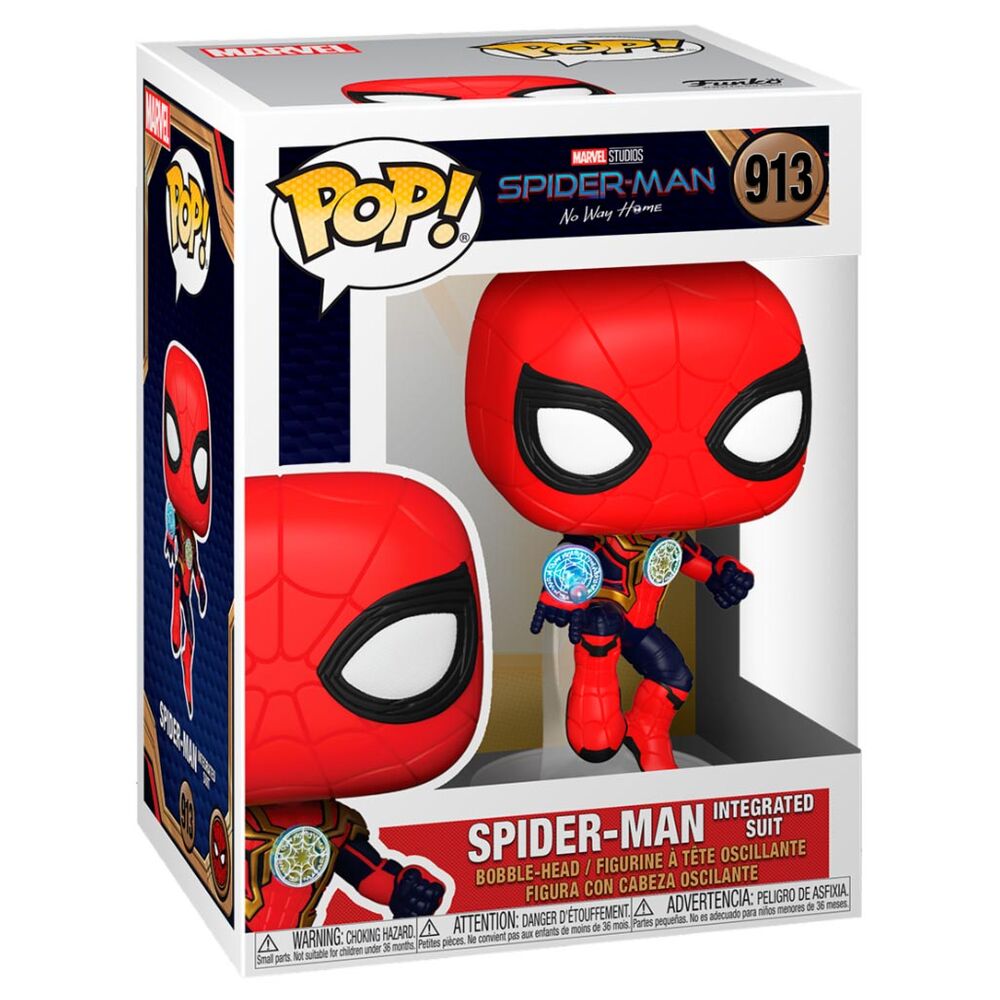 Spider-Man: No Way Home POP! Vinyl Figura Spider-Man (Integrated Suit) 9 cm