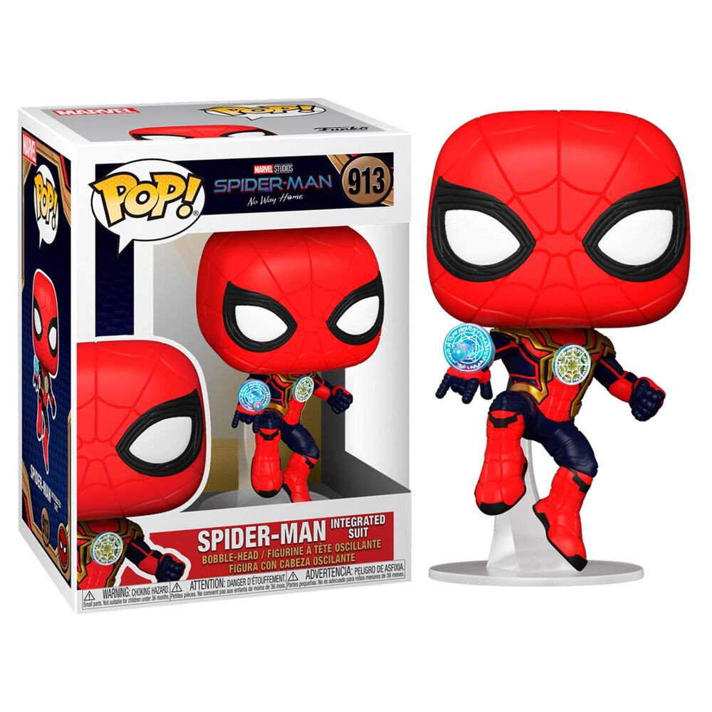 Spider-Man: No Way Home POP! Vinyl Figura Spider-Man (Integrated Suit) 9 cm