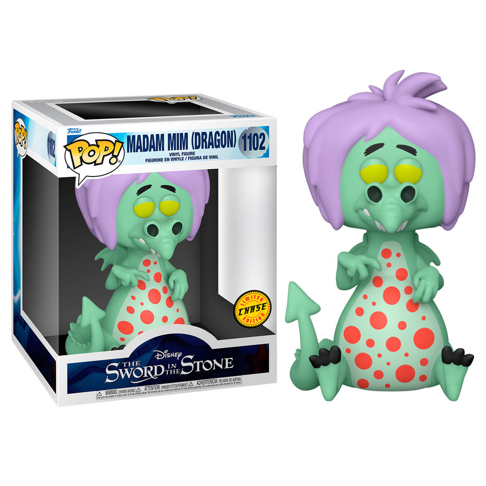 Figura POP Disney Merlin El Encantador Mim as Dragon 15cm