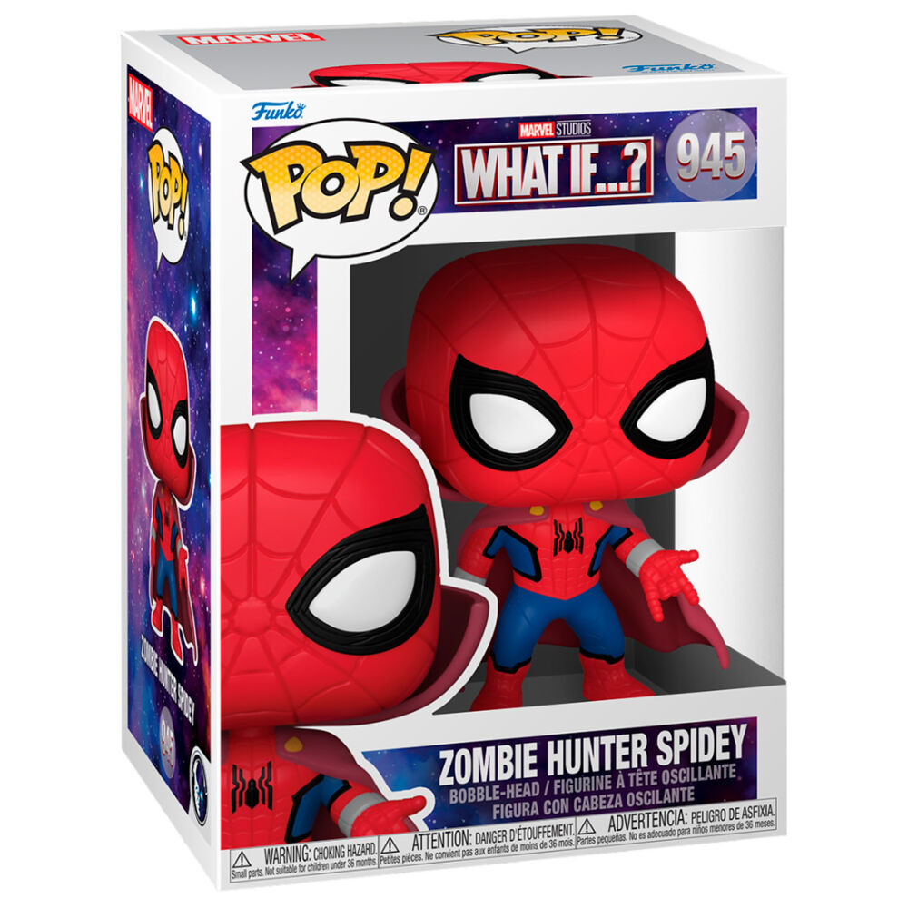 Marvel What If...? POP! TV Vinyl Figura Zombie Hunter Spidey 9 cm