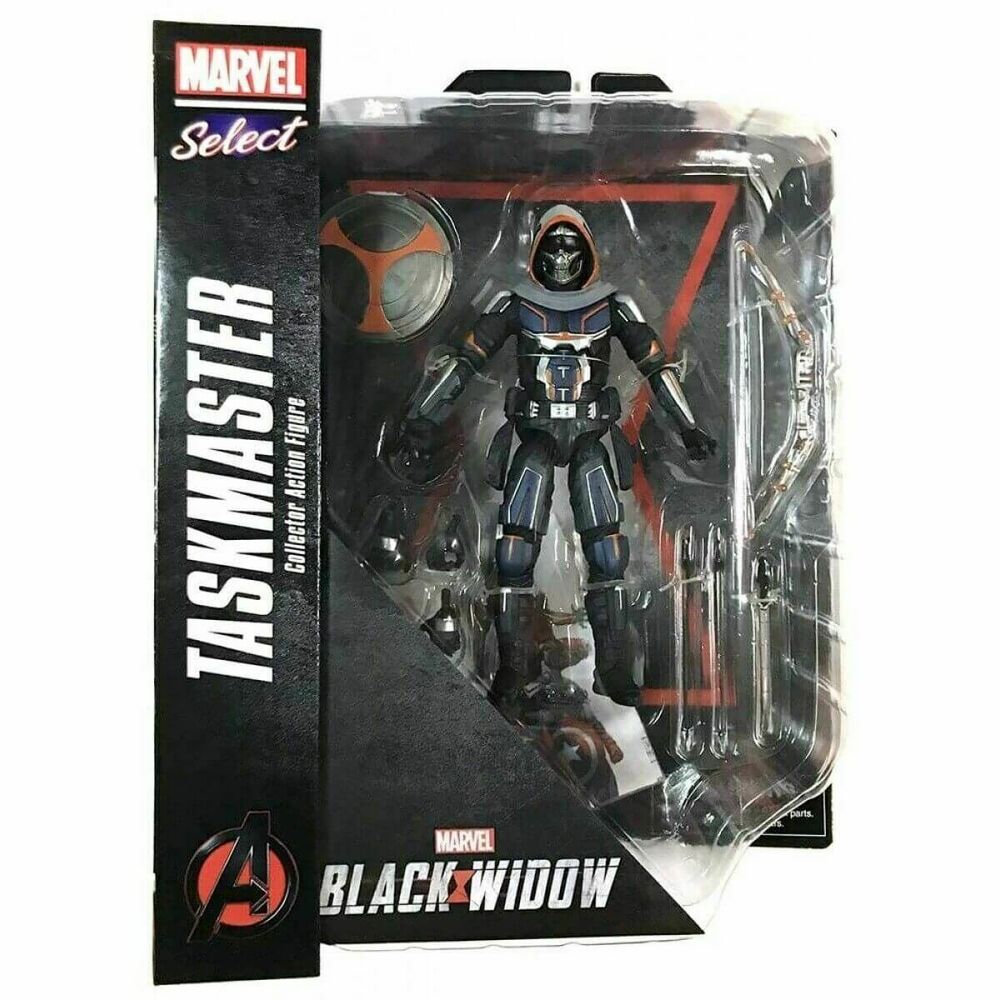 Figura diamond select toys marvel select action figure black widow taskmaster