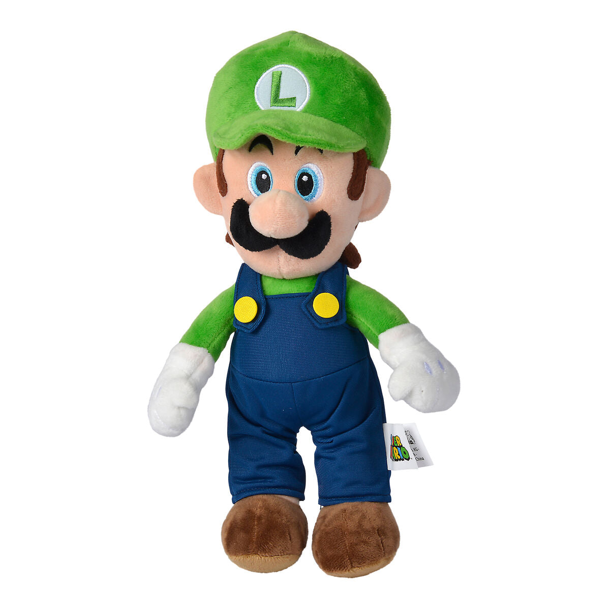 Peluche Luigi Super Mario Bros 30 cm