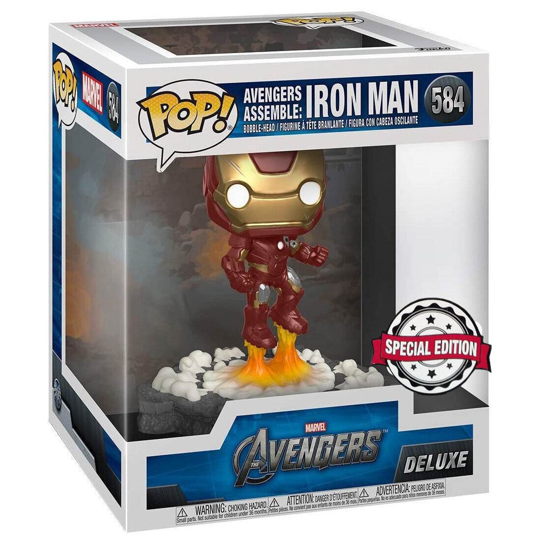 Funko pop deluxe marvel los vengadores iron man assemble 45610