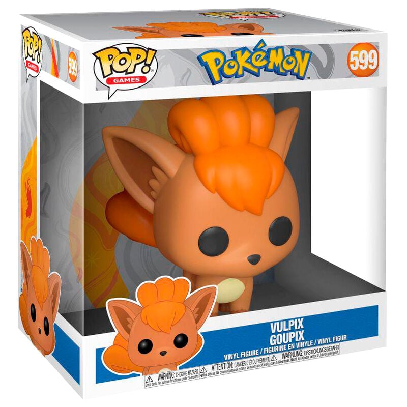 Figura POP Pokemon Vulpix 25cm Frikytopia