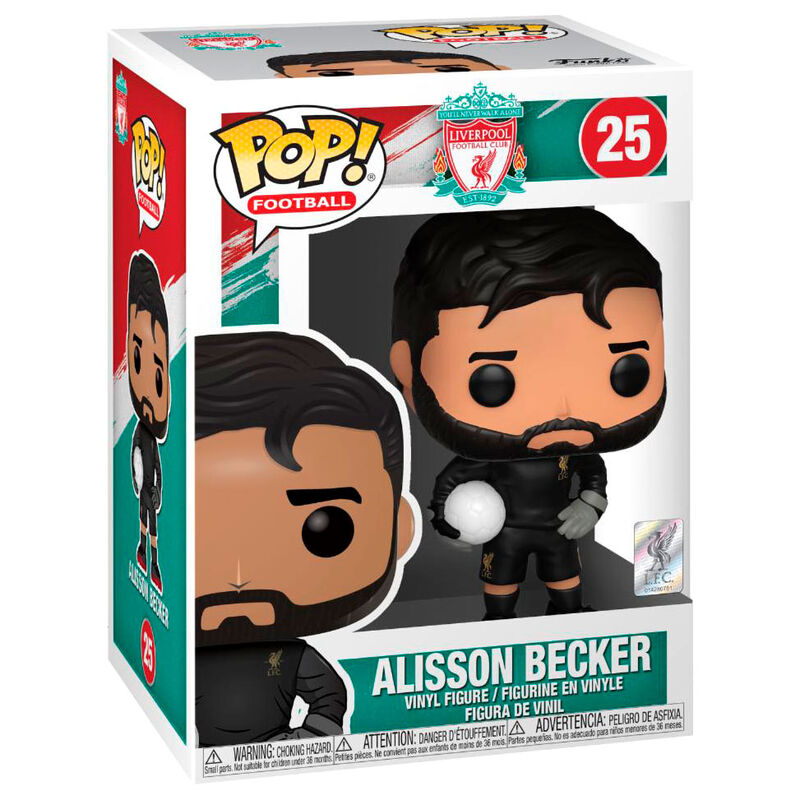 Liverpool F.C. POP! Football Vinyl Figura Alisson Becker 9 cm