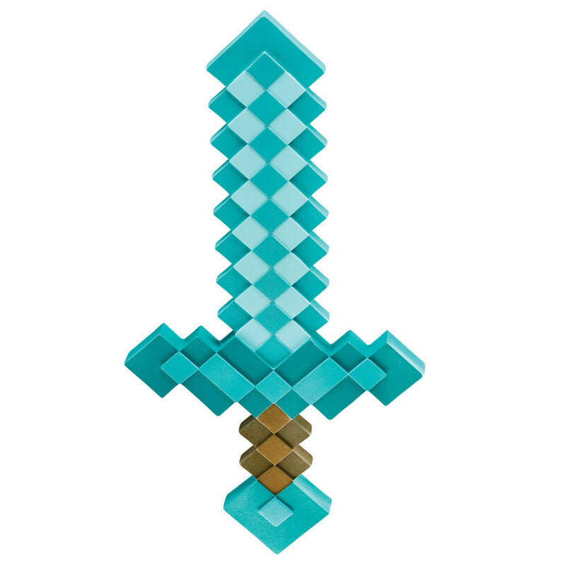 Réplica Plástico Diamond Sword Minecraft 51 cm - ¡La espada perfecta para los fans de Minecraft!