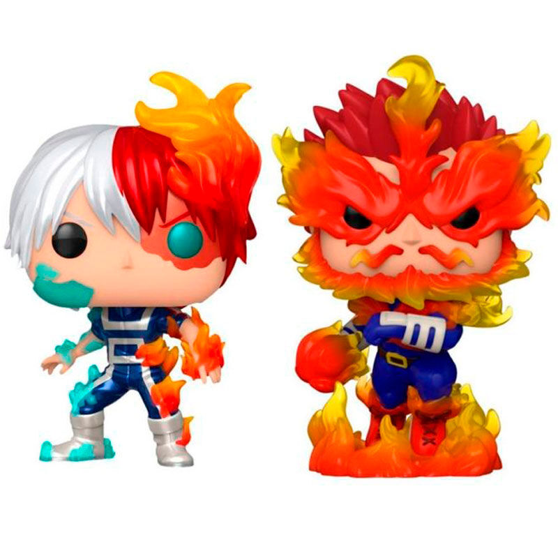 Pack 2 funkos funko pop my hero academia endeavor & todoroki 64993