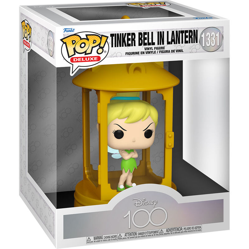 Funko pop deluxe disney peter pan disney 70 aniversario campanilla encerrada en jaula 70846