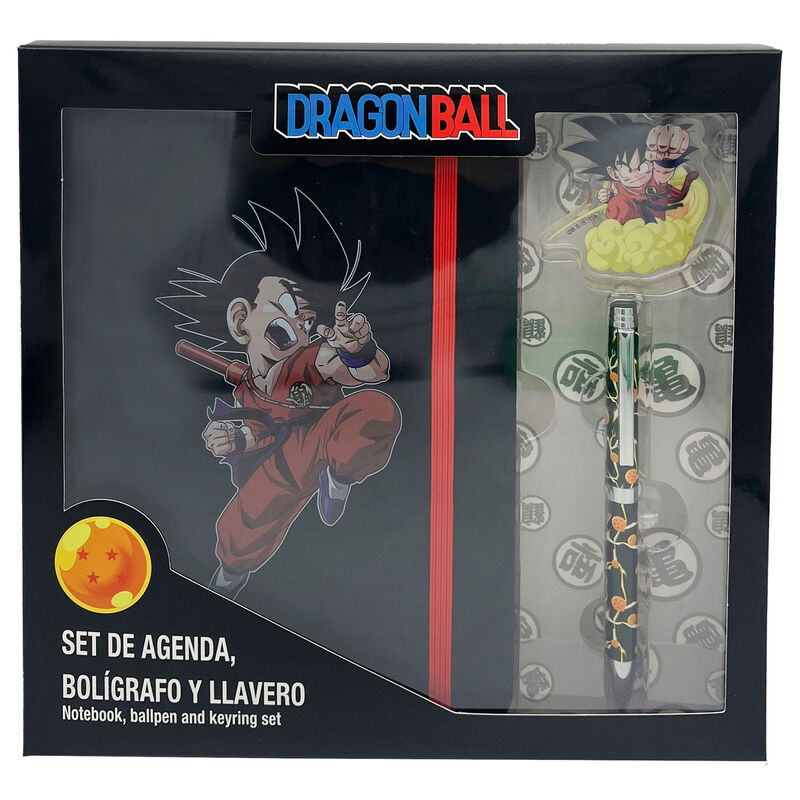 Set diario + boligrafo + llavero Dragon Ball Frikytopia