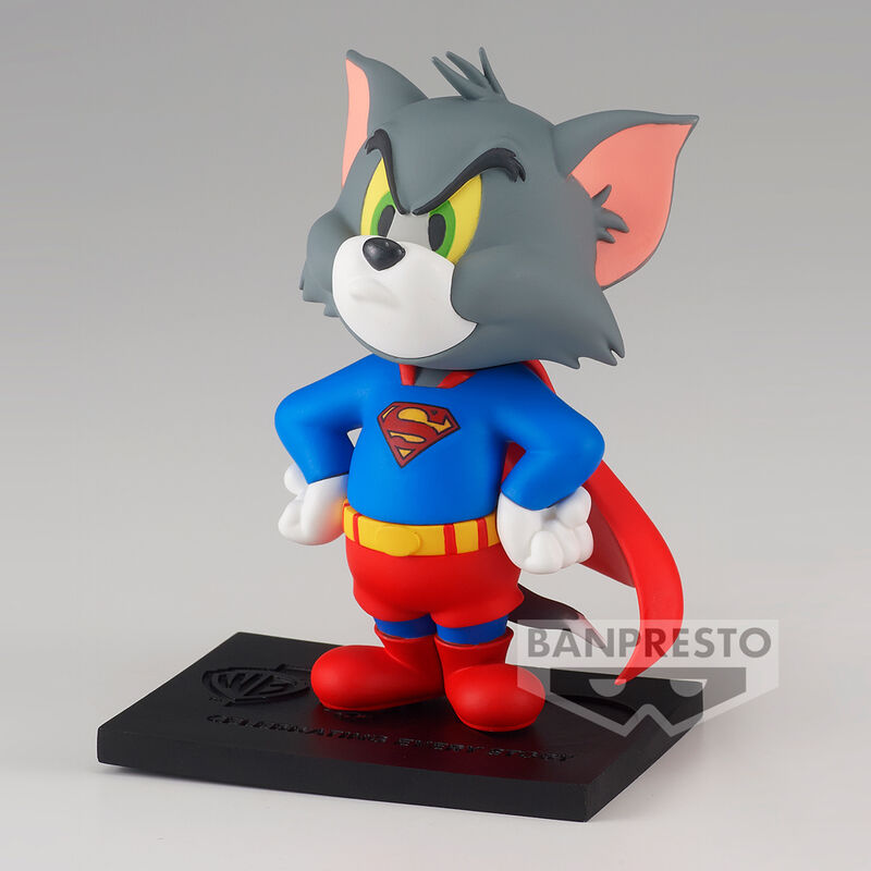 Figura Tom as Superman 100th Anniversary Warner Bross Tom and Jerry 8cm Frikytopia