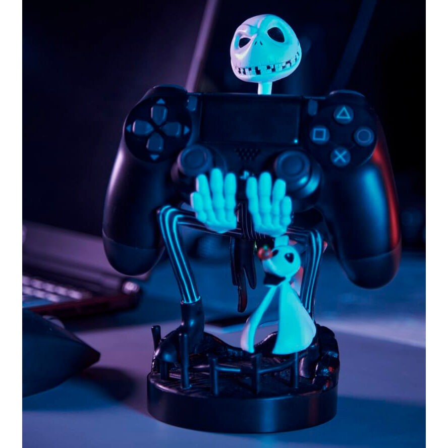 Pesadilla antes de Navidad Soporte Cably Guys Jack Skellington 20 cm