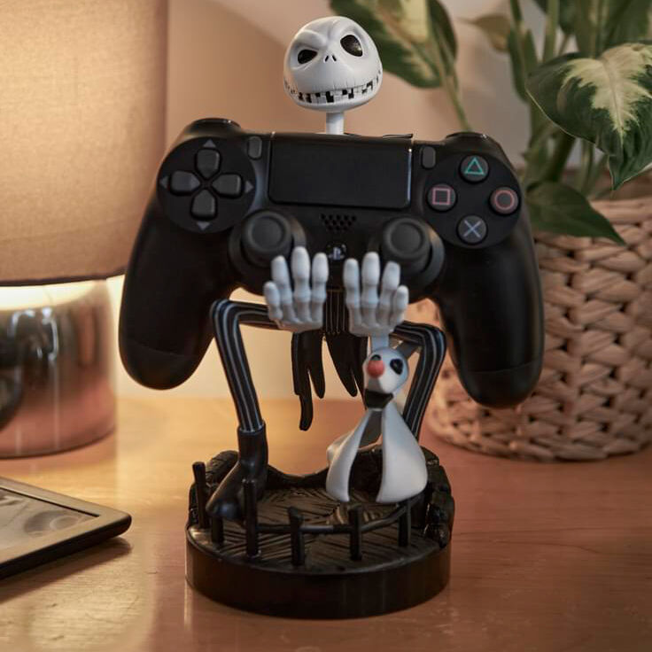 Pesadilla antes de Navidad Soporte Cably Guys Jack Skellington 20 cm