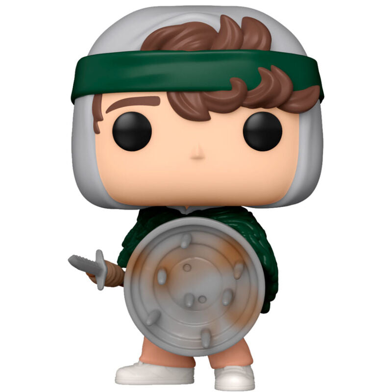 Funko pop series tv stranger things 4 hunter dustin con escudo 72137