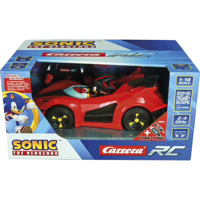 Sonic the Hedgehog Cart Coche teledirigido RC 1/18 2,4 GHz Shadow Performance