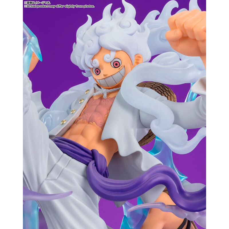 Figura tamashii nations figuarts zero extra battle one piece monkey d luffy gear 5 gigant