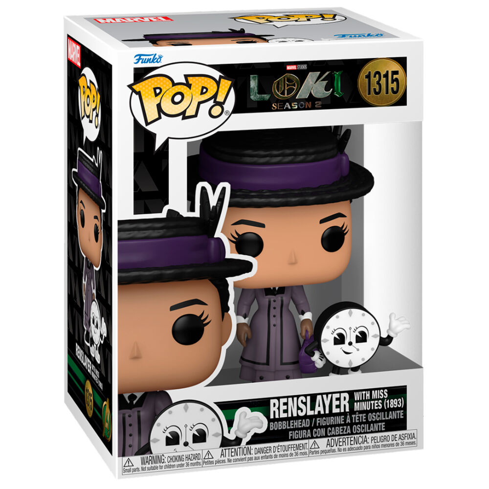 Loki POP! Vinyl Figura Renslayer with Miss Minutes 9 cm
