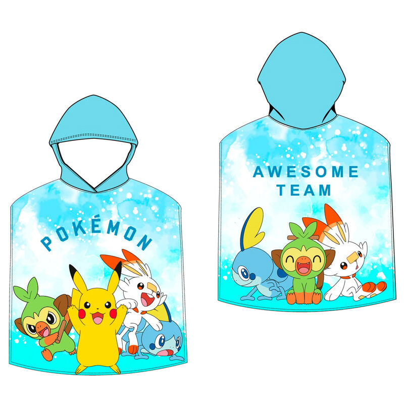 Poncho toalla Pokemon microfibra Frikytopia