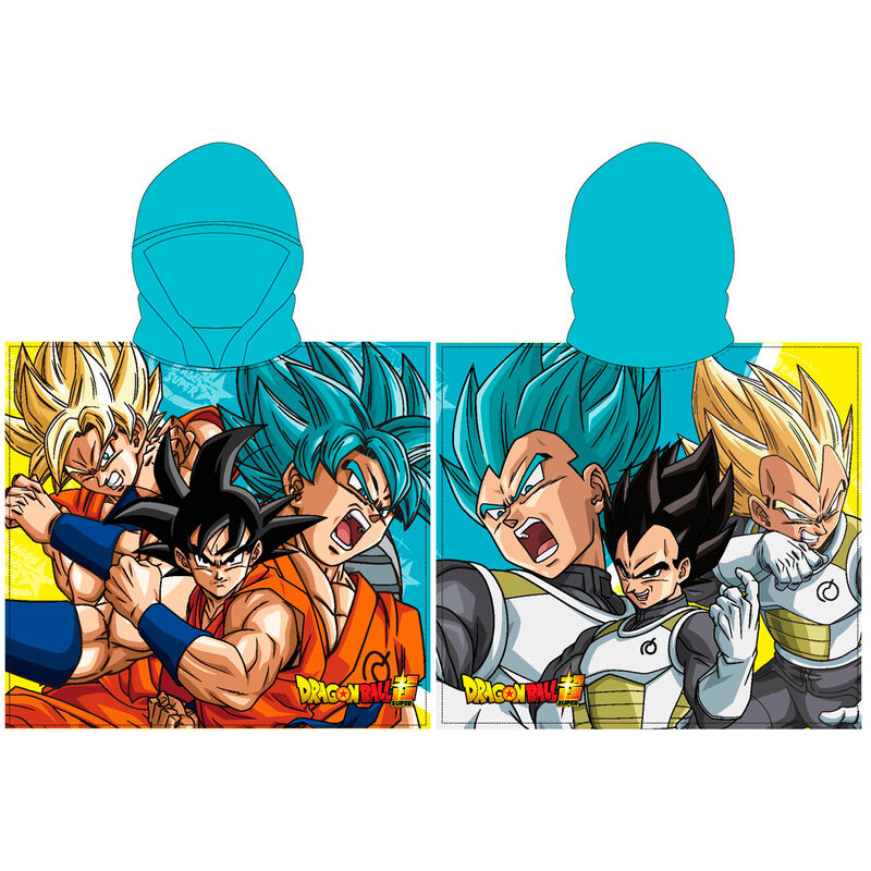Poncho toalla Dragon Ball Z microfibra Frikytopia