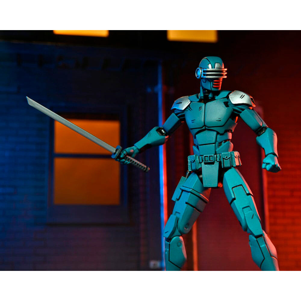 Figura neca teenage mutant ninja turtles the last ronin ultimate synja patrol bot 18cm