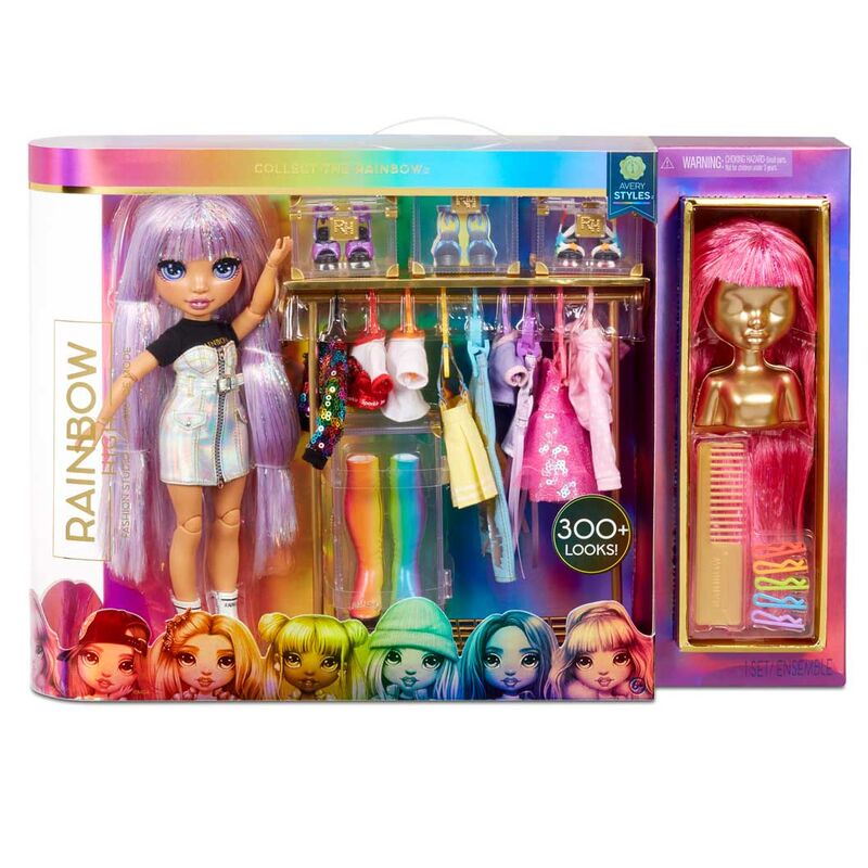 Muñeca Avery Fashion Studio Rainbow High 25cm Frikytopia