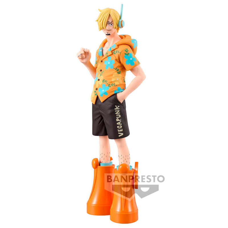 Figura banpresto one piece dxf the grandline series egg head sanji 17cm