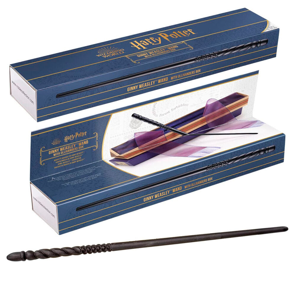 Harry Potter Varita Mágica Din Ollivanders Box - Ginny Weasley 36 cm
