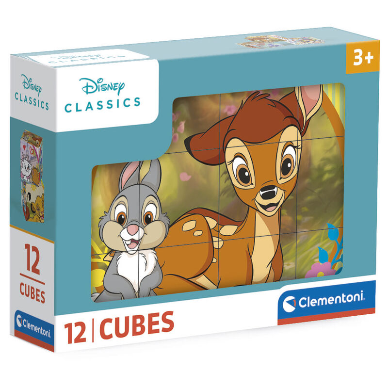 Puzzle cubo Bambi Disney 12pzs Frikytopia
