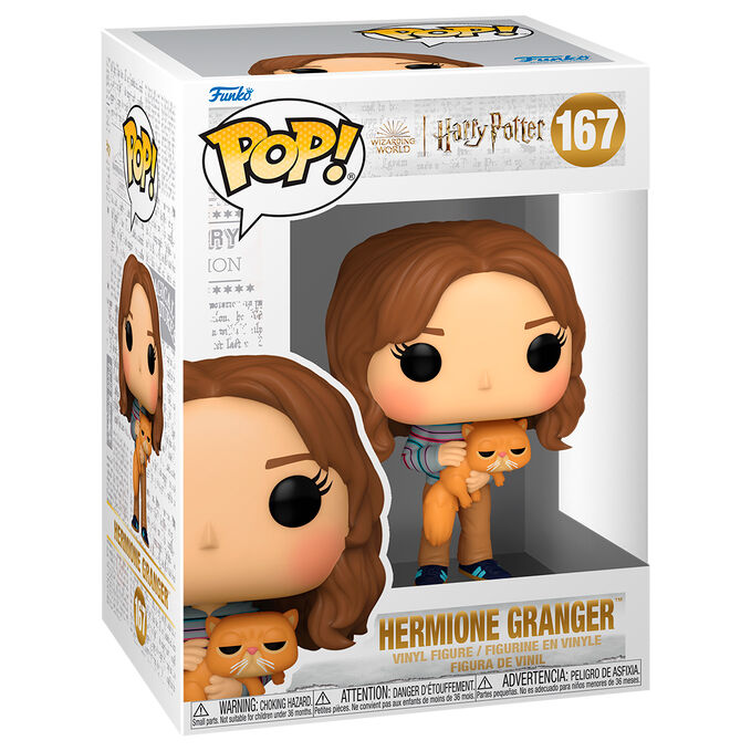 Harry Potter POP & Buddy! Movies Vinyl Figura Hermione w/Crookshanks 9 cm
