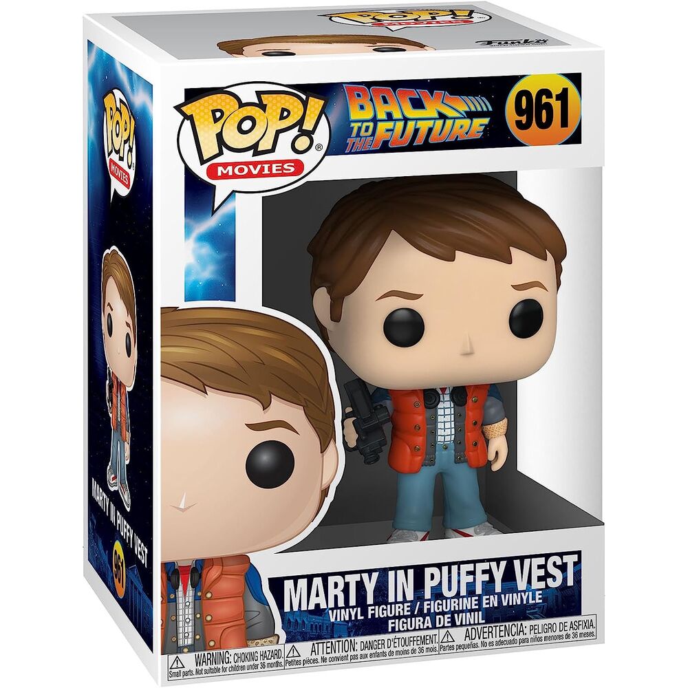 Regreso al Futuro POP! Vinyl Figura Marty in Puffy Vest 9 cm