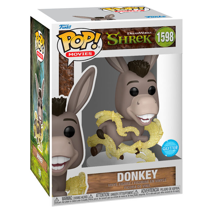 Shrek Figura POP Movies Vinyl 30th Anniversary Donkey 9 cm