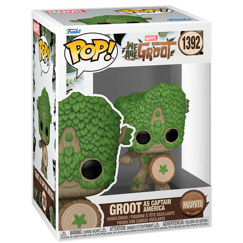 We Are Groot Figura POP Movies Vinyl Captain America 9 cm