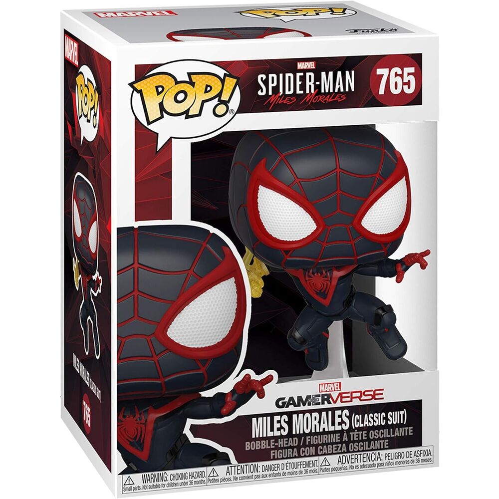 Figura POP Spiderman Miles Morales Classic Suit Chase