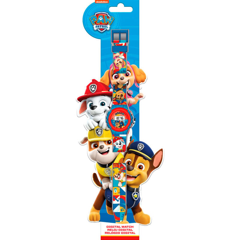 Reloj digital Patrulla Canina Paw Patrol Frikytopia