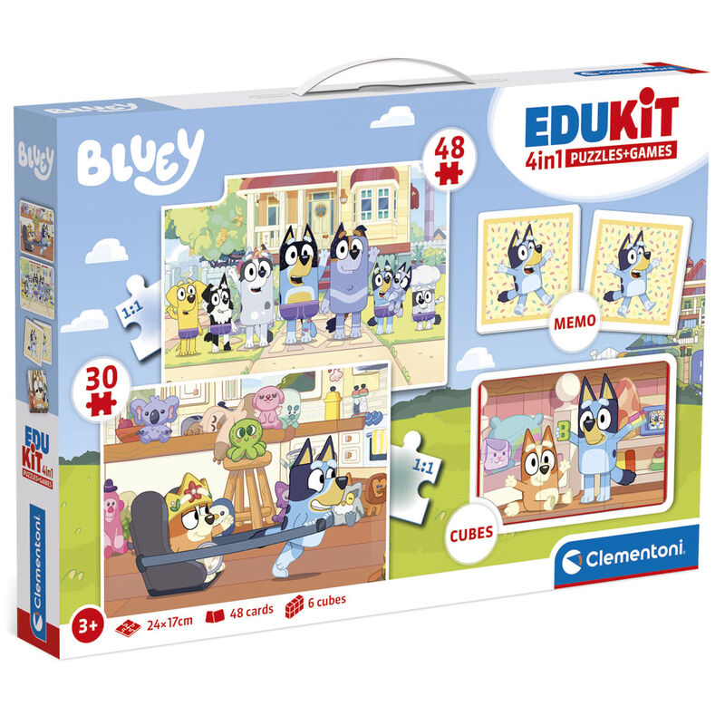 Edukit 4 en 1 Bluey Frikytopia