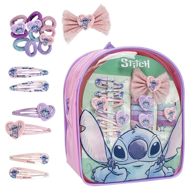 Set belleza mochila Stitch Disney Frikytopia