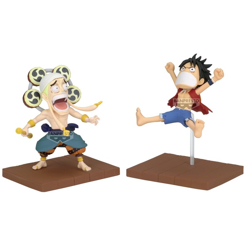 Figura banpresto one piece world collectable figure log stories luffy