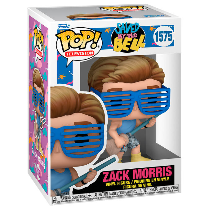 Salvados por la campana 30th Anniversary POP Television Vinyl Figura Zack 9cm