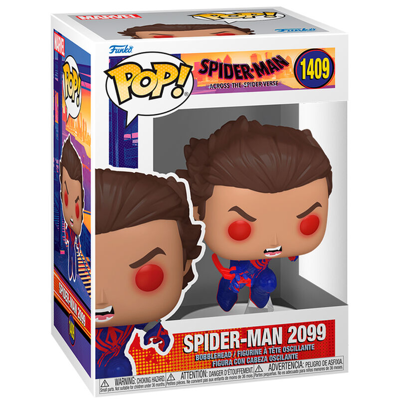 Funko pop spiderman across spider verse spider man 2099