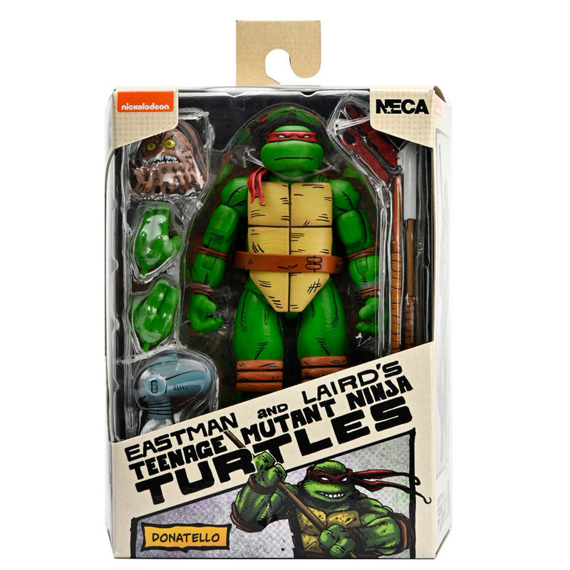 Figura neca teenage mutant ninja turtles mirage comics donatello scale action 18cm