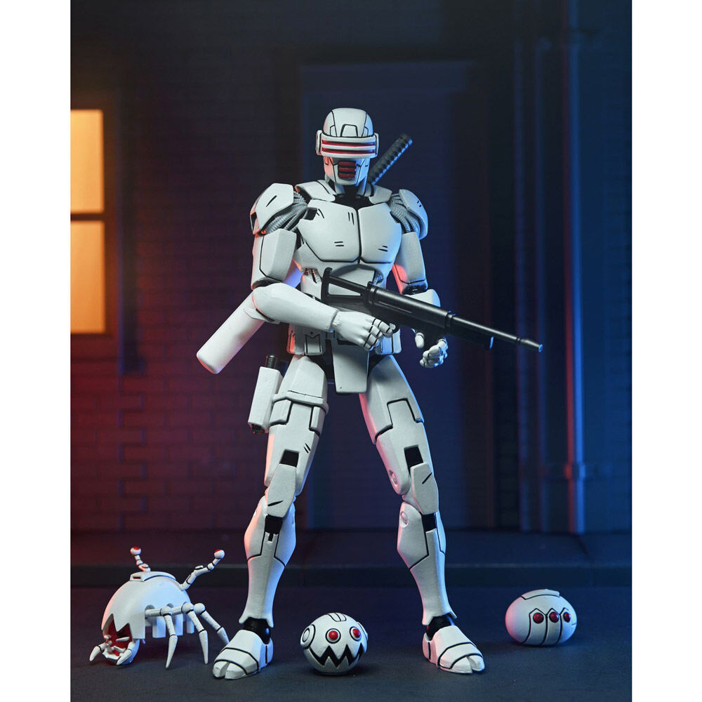 Figura neca teenage mutant ninja turtles synja patrol troop reinforcements pack 2 scale action 18cm